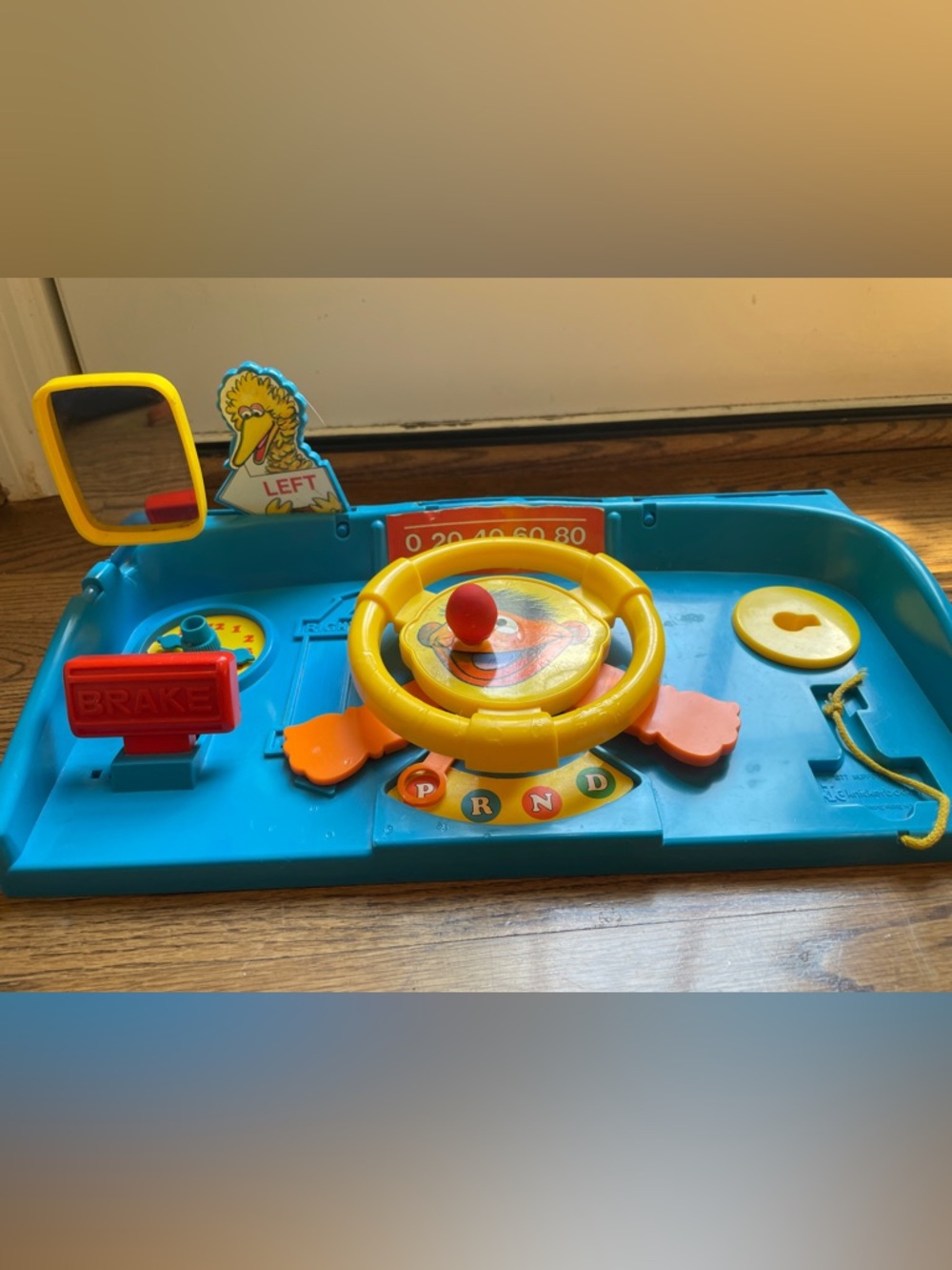 Vintage 1977 Knickerbocker Toy Company Sesame Street Dashboard Toy